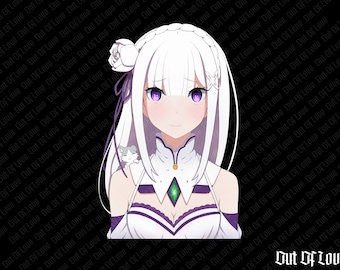Emilia half-body Anime Peeker