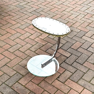 British Airways G-CIVI Boeing 747 Wing Fuel  Access Panel Unique Coffee Table Airline Aviation Upcycle Boeing Gift Plane Aircraft Aviator