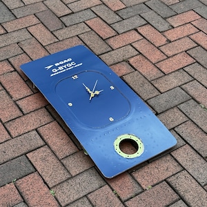British Airways BOAC G-BYGC Retro Boeing 747 Window fuselage AoA Angle Of Attack Clock Airline Aviation Upcycle Boeing Gift Plane Aircraft
