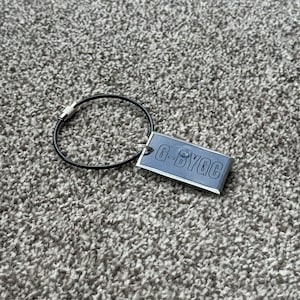 British Airways Boeing 747 G-BYGC Reg Fuselage Cut Luggage Tag Keychain Keyring Plaque  Collectible Airbus memorabilia Pilot gift engraved