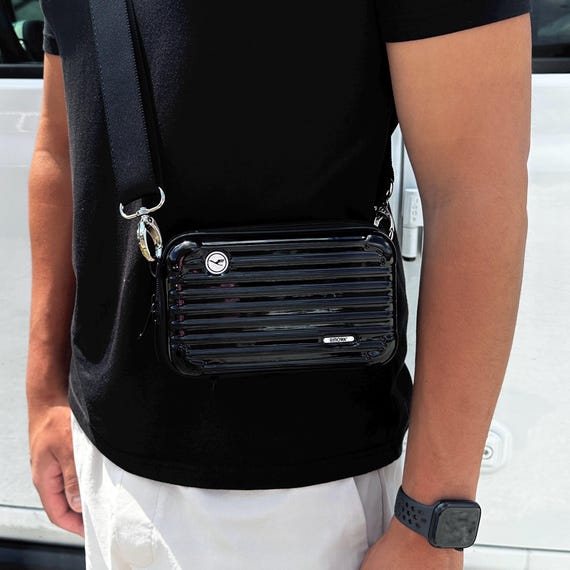 Rimowa X Lufthansa Upcycled Amenity Kit Case Side Bag Satchel