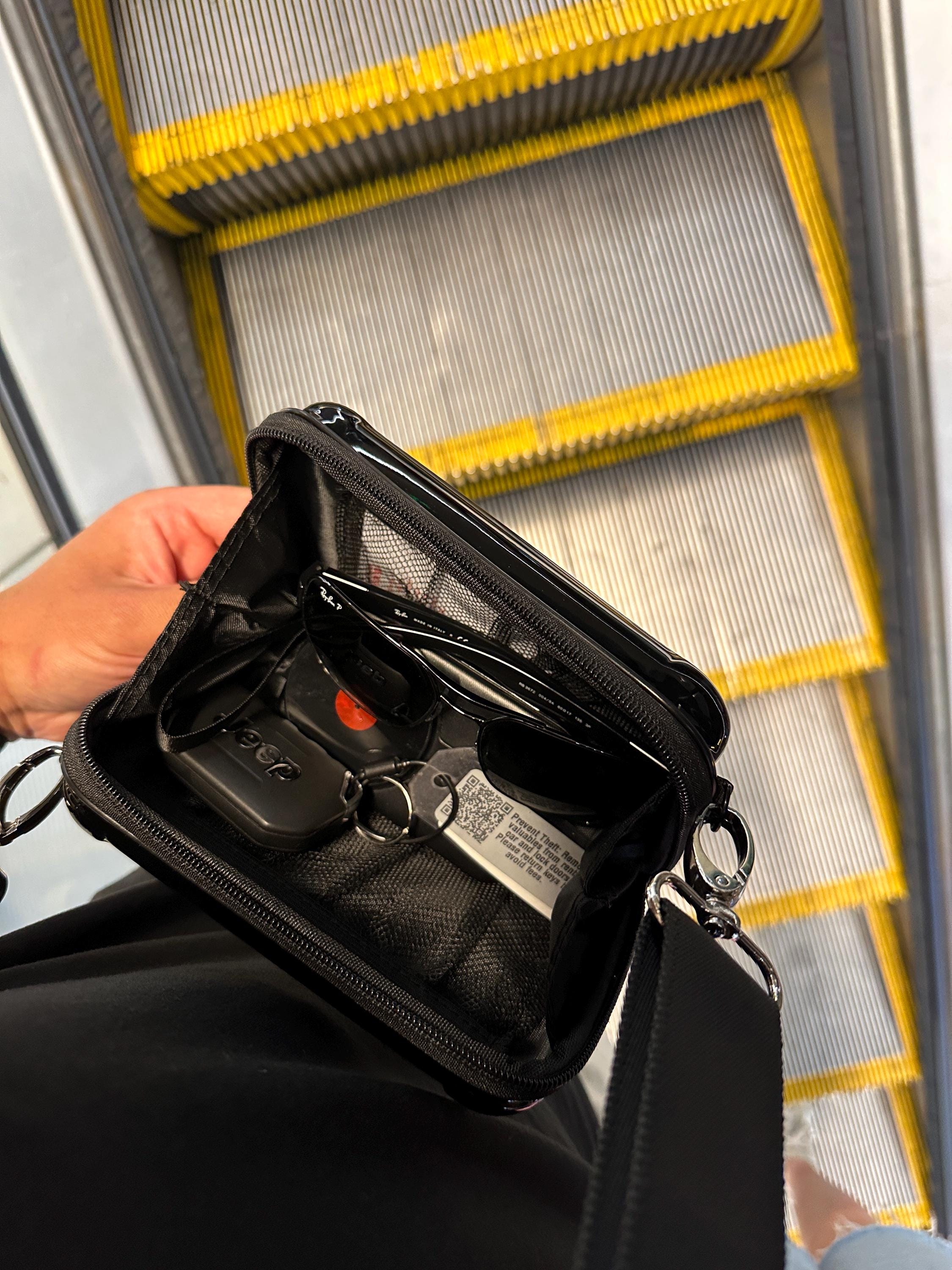 Rimowa X Lufthansa Upcycled Amenity Kit Case Side Bag