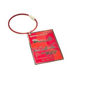 British Airways Iconic Boeing 747 G-CIVC Oneworld Livery Fuselage Cut Luggage Tag Keychain Keyring  Collectible Airbus Concorde Pilot gift