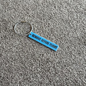 TUI Boeing 737 D-ABKA Fuselage  Flight Cut Luggage Tag Keychain Keyring   Collectible Airbus memorabilia Pilot gift engraved