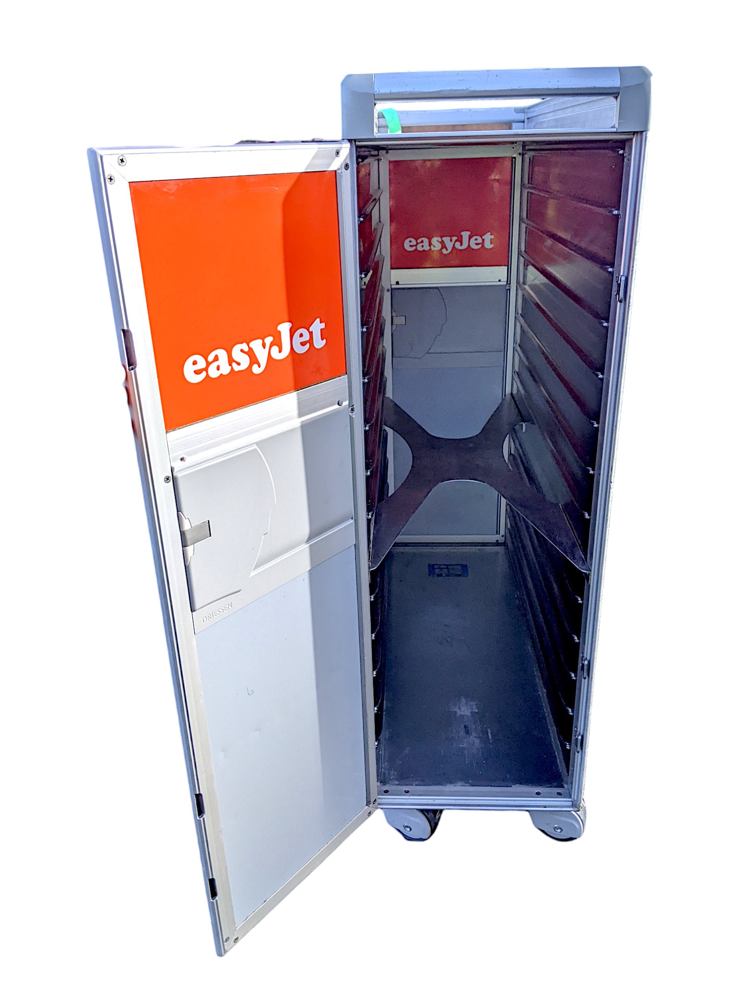 Easyjet Snack Box Easyjet Airways G-EZAB Airbus A319 A320 Half Size Meal Cart Trolley ...