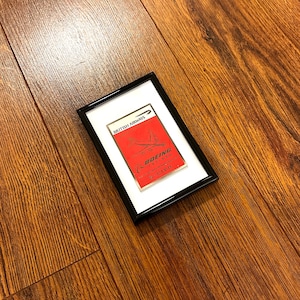British Airways Framed Boeing 747 G-CIVU Tail Composite Cut Plaque Collectible Airbus memorabilia Pilot gift engraved Desk