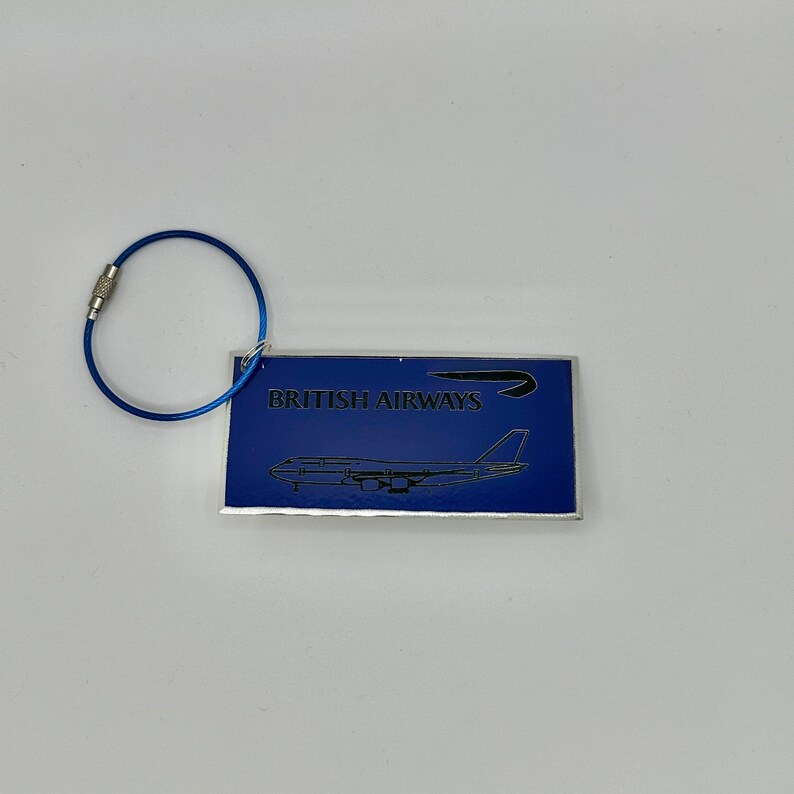 British Airways Iconic Boeing 747 G CIVO Fuselage Cut Luggage Tag british-airways-iconic-boeing-747-g-civo-fuselage-cut-luggage-tag