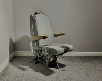 Boeing 737 Weber First Officer Co Pilot Seat Cockpit Upcycled Office Desk Chair Classic Southwest