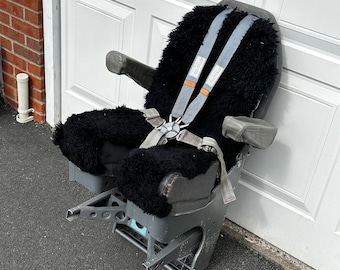 Captains Cockpit Flight Deck Seat Office Desk Chair Simulator Use