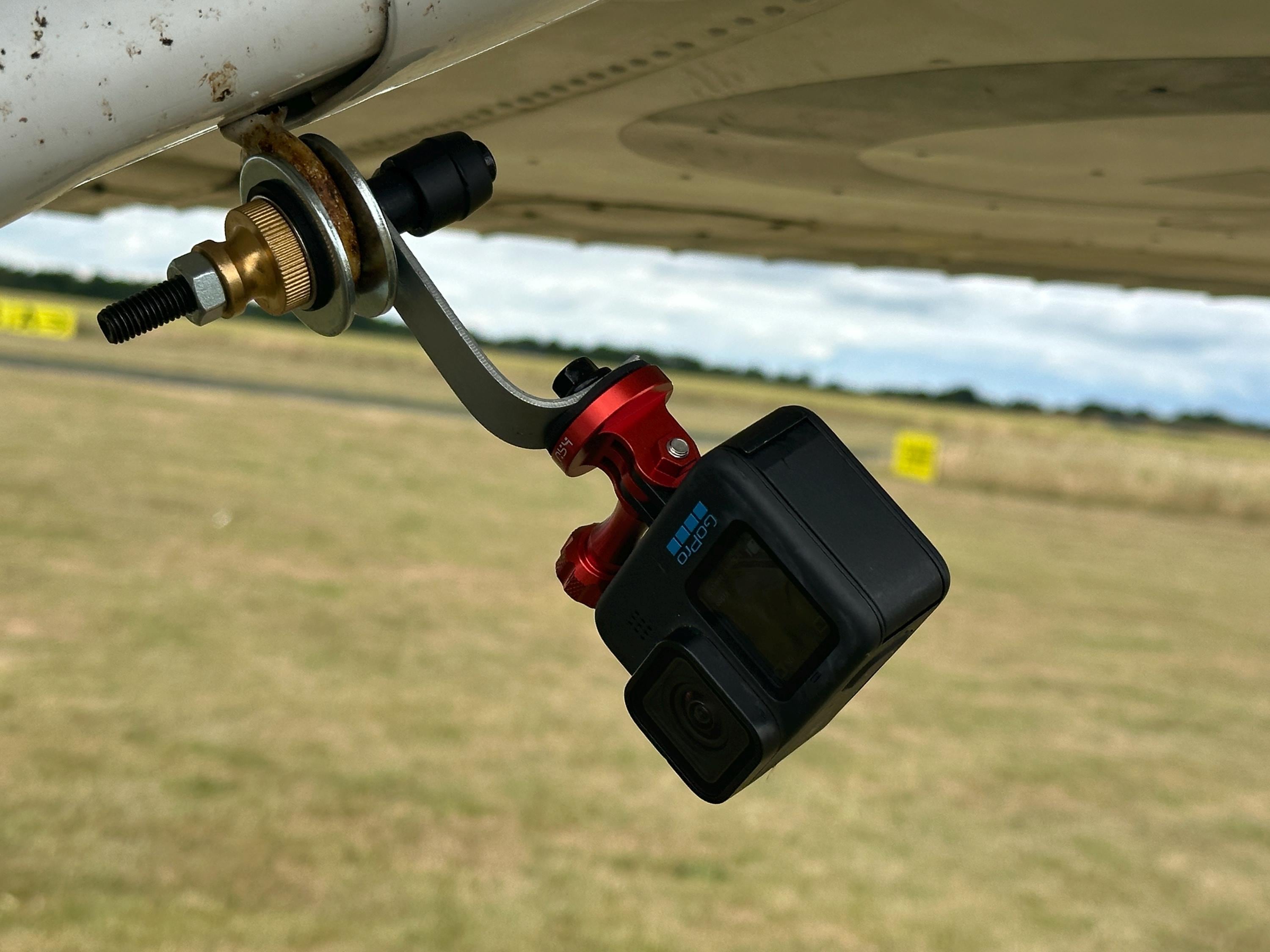 Airplane Gopro Camera External Mount Tie Down Loop Bolt Secure