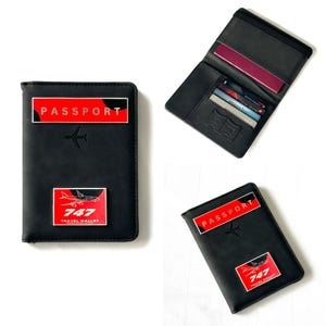 British Airways G-CIVU Boeing 747 Passport Holder Travel Organiser Fuselage Skin Upcycled Pilot Aviation Aviator Gift Airline Jayyviation