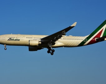 Alitalia Airbus A330 EI-DIP Finestra fusoliera Taglio Compagnia