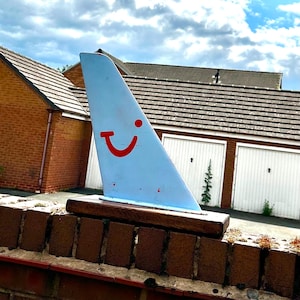 Tui Airways Mounted VHF Antenna Upcycled Ornament Paperweight RAF MOD adour boeing airbus pilot aviator
