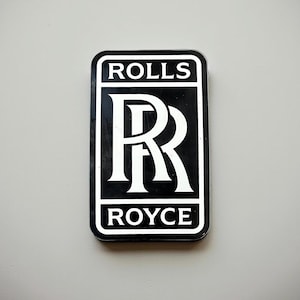 Rolls Royce Jet Engine Logo Cut Out PAN AM British Airways Royal Air Force Airline Aviation Upcycle Boeing Plane Aviator