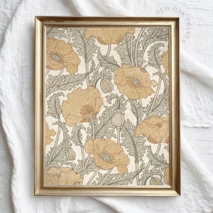 Cottagecore Vintage Floral Tapestry Wall Art | Flower Textile Wall Art | Farmhouse PRINTABLE Download | 355