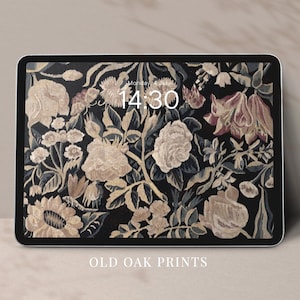 Sfondo iPad estetico vintage / Sfondo iPad Cottagecore / DOWNLOAD istantaneo / W046