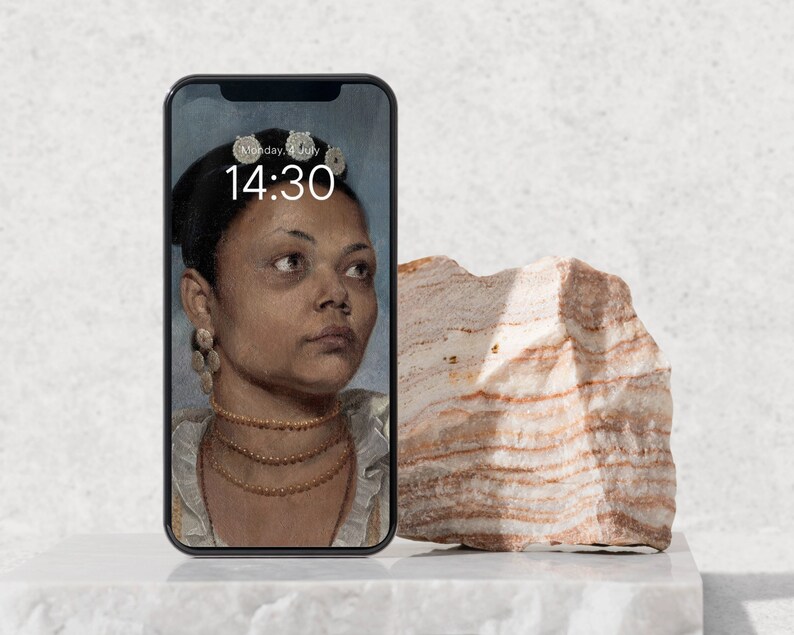 Antique Blue Sky Portrait iPhone Background Cottagecore Phone Wallpaper