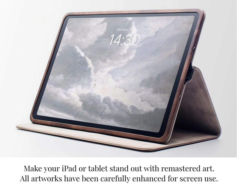 Vintage Clouds iPad Wallpaper Blue Sky Aesthetic Blue Cloud Aesthetic