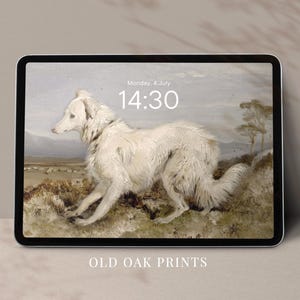 Vintage Dog Aesthetic iPad Wallpaper | Animal iPad Background | Instant DOWNLOAD | W043