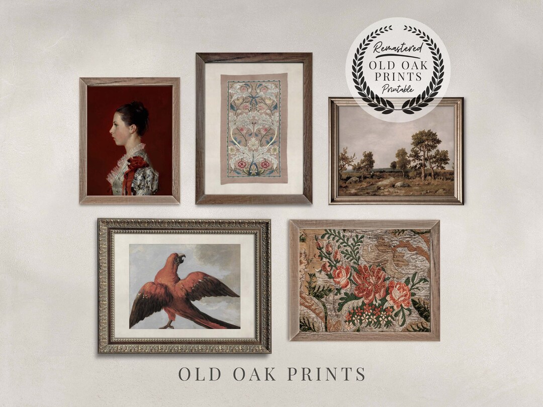 Vintage Aesthetic Wall Art Vintage Gallery Wall Set European Wall Art