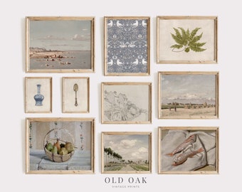 French Country Gallery Wall Print SET | Vintage European Art PRINTABLE | 063-S10