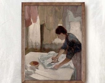 Vintage Laundry Room Art Print: Farmhouse Decor (Digital Download)