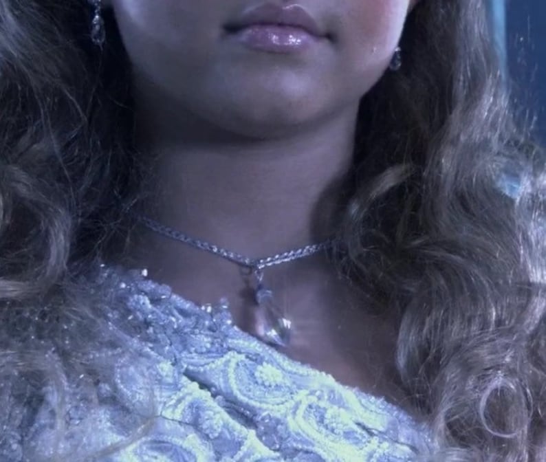 Sharkboy and Lava Girl Ice Princess Crystal Heart Necklace Etsy