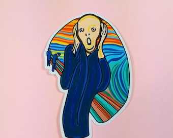 El grito: pegatinas artísticas desde la Mona Lisa hasta el gótico americano