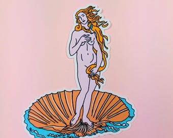 The Birth of Venus - Art Stickers from Mona Lisa to American Gothic