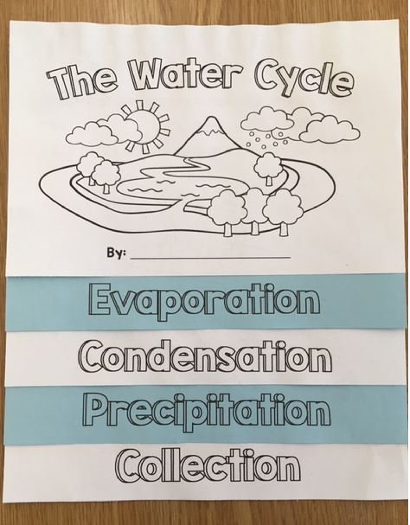 Water Cycle Posters and Layered Flip Book | Etsy