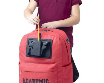 Mochilas para funciones académicas con sacapuntas eléctrico integrado y cargador de teléfono celular