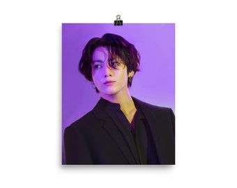 BTS Jungkook- Long Hair Jeon Jungkook Art Print