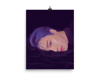 BTS Jimin- Dark Park Jimin Art Print