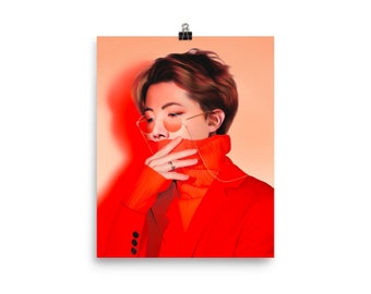 BTS J-Hope- Hot Fire Jung Hoseok Art Print
