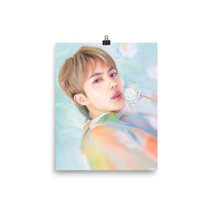 BTS Jin- Fancy Jin Art Print