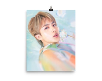 BTS Jin- Fancy Jin Art Print