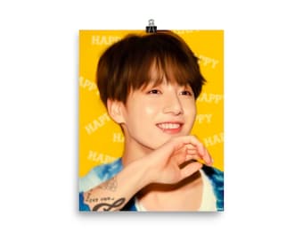 BTS JK- Bright Cheerful Jungkook Art Print