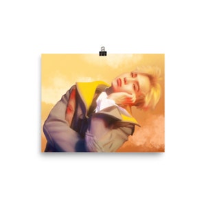 BTS SUGA- Serene Sunset Yoongi Art Print