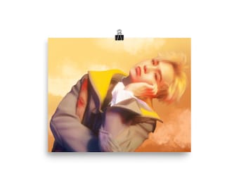 BTS SUGA- Serene Sunset Yoongi Art Print