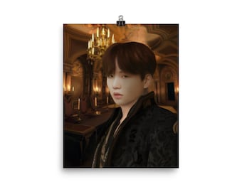 BTS SUGA- Royal Prince Min Yoongi Art Print