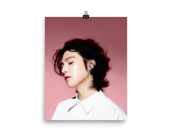 BTS Suga- Serene Min Yoongi Art Print