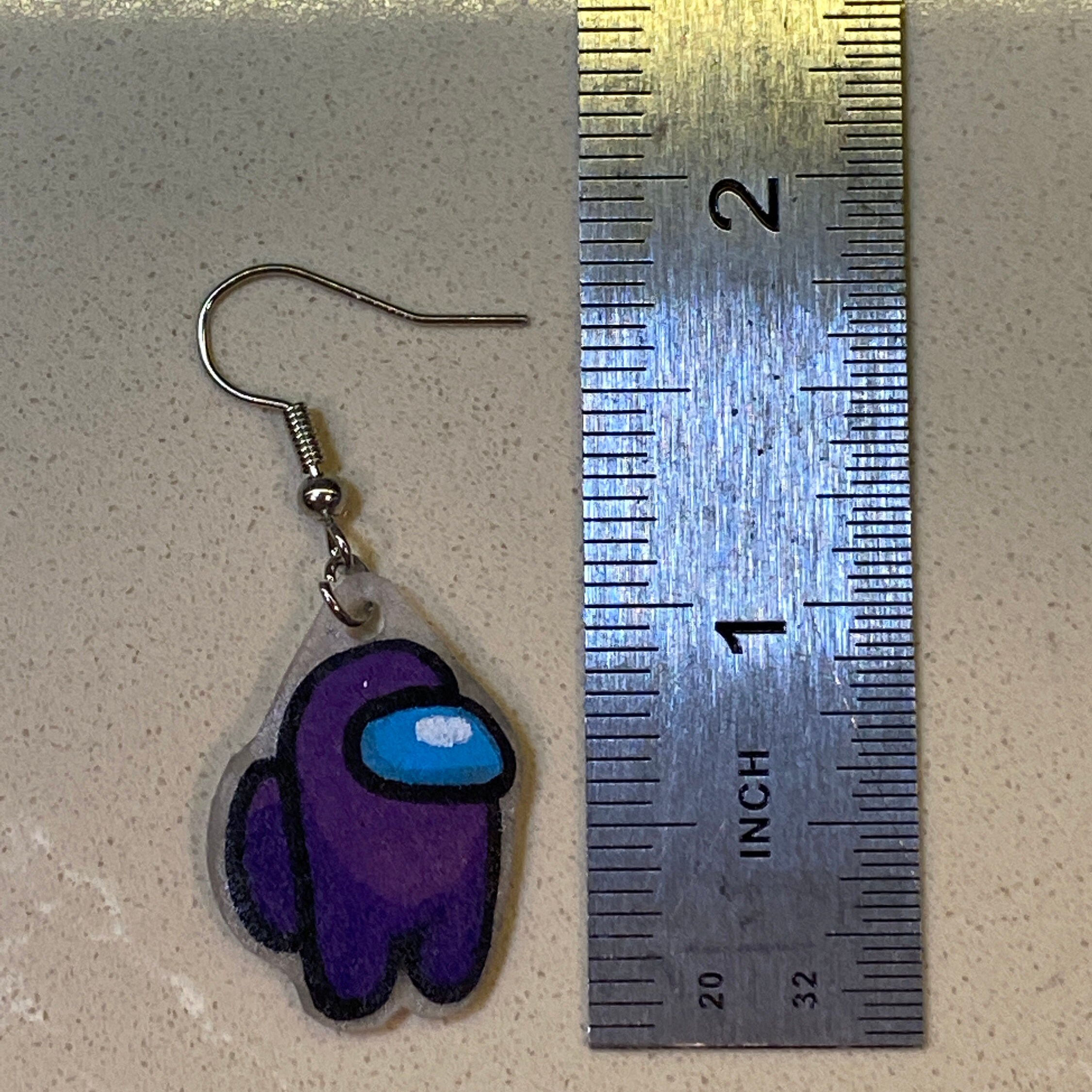 Among us character earrings Etsy