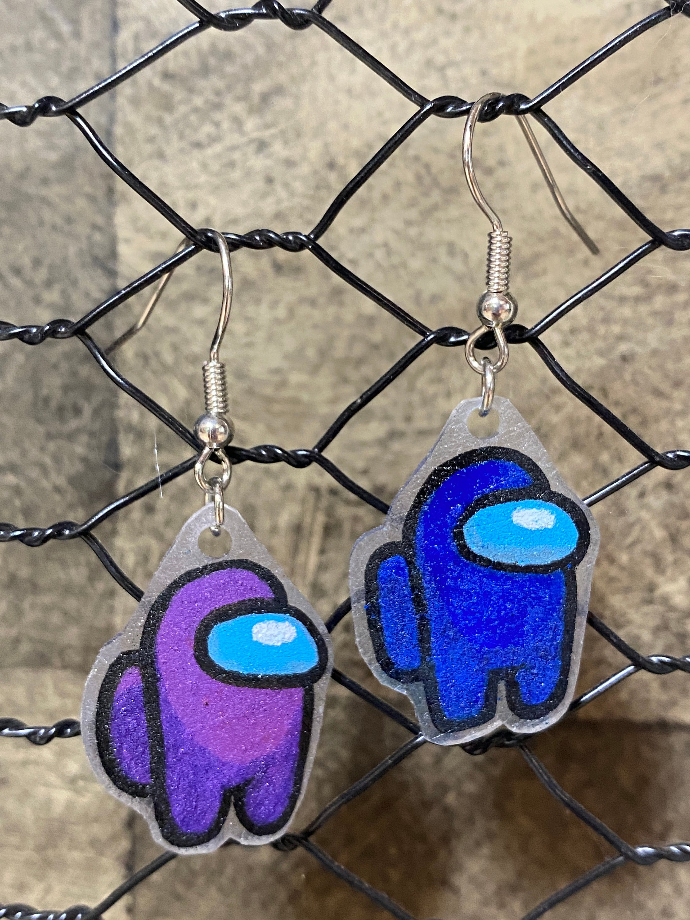 Among us character earrings Etsy