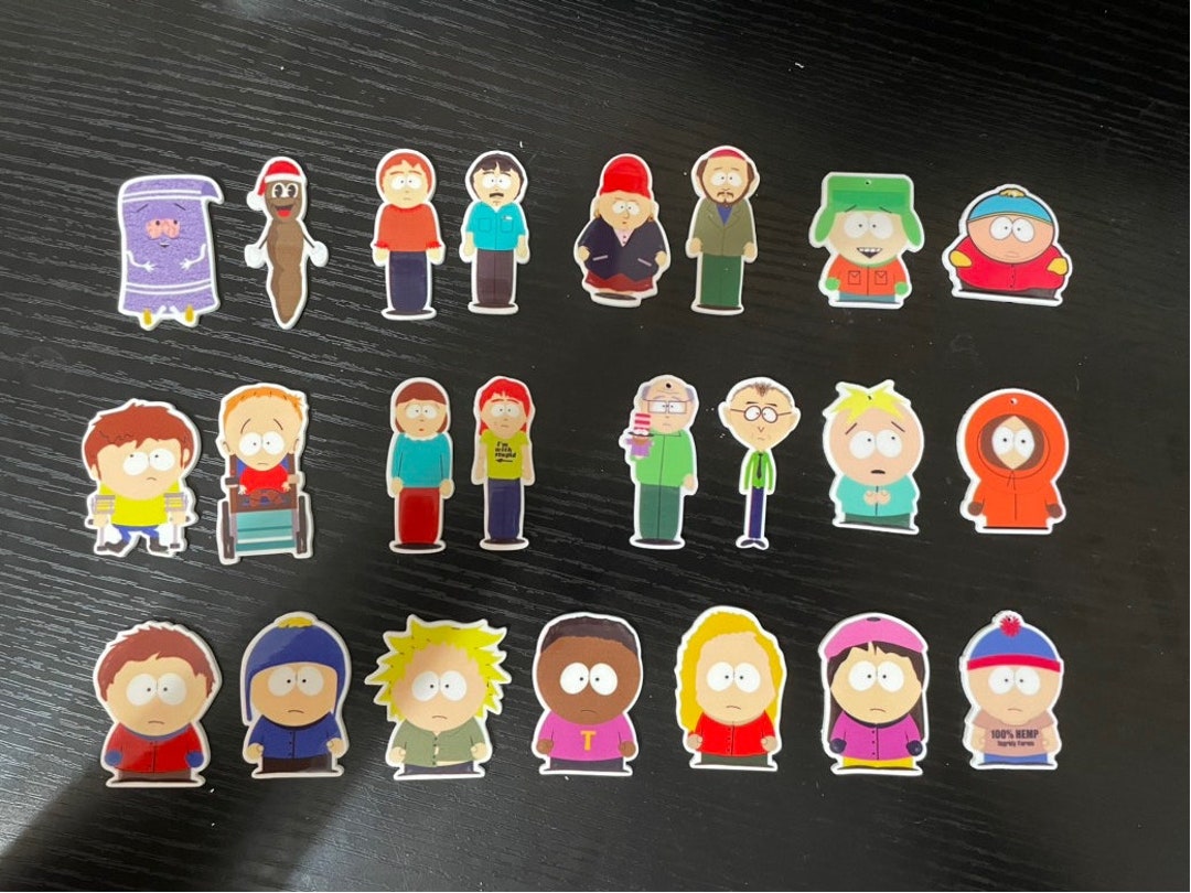 23pc South Park Keychain Set Etsy