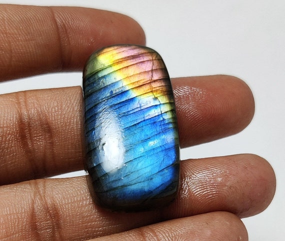 Natural Multi Fire Labradorite Gemstone Cabochon Amazing