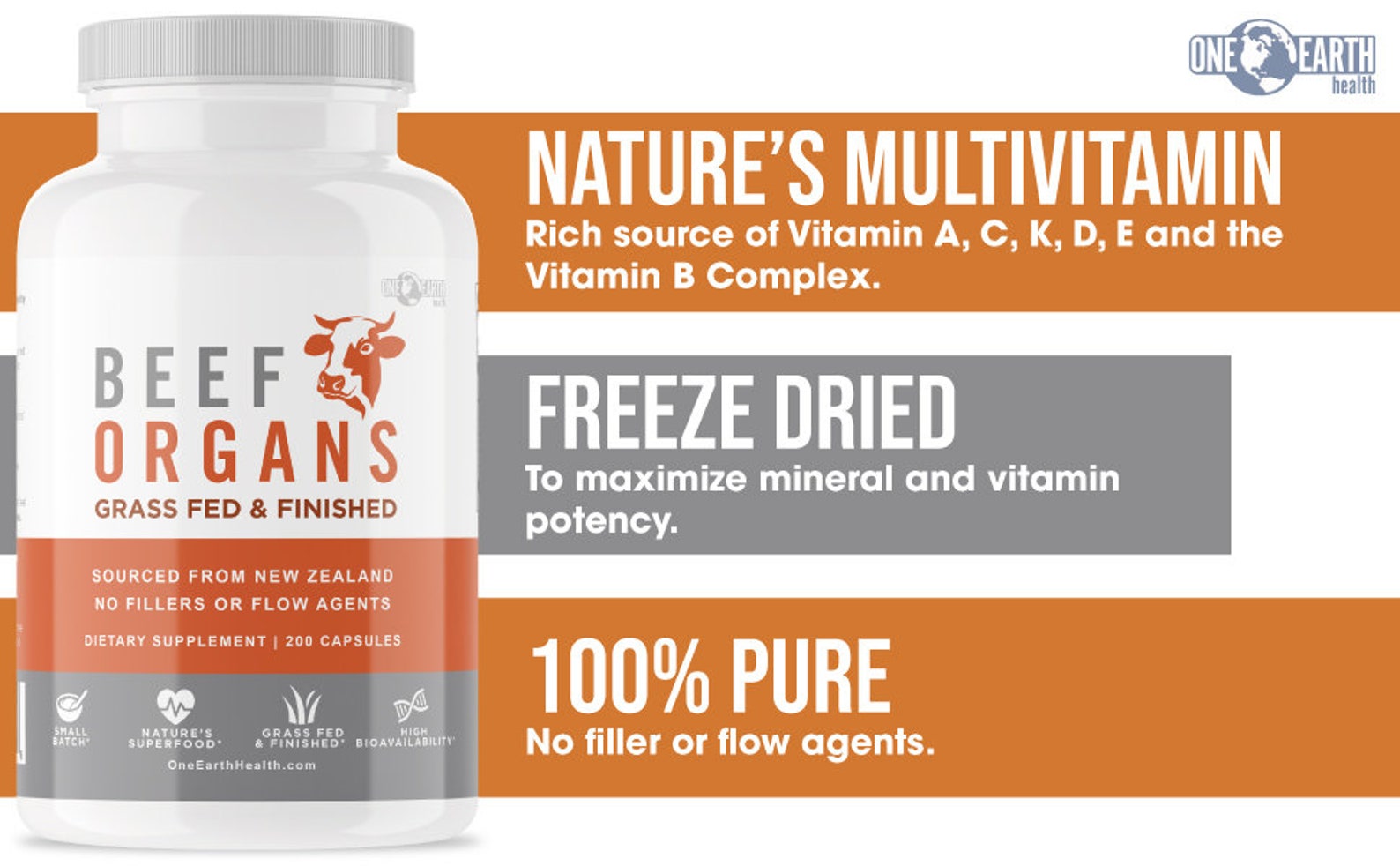 Grass Fed Beef Organs 200 Count Liver Heart Kidney Etsy