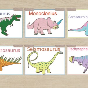 Dinosaur Flash Cards / Printable / Homeschool / Preschool ...
