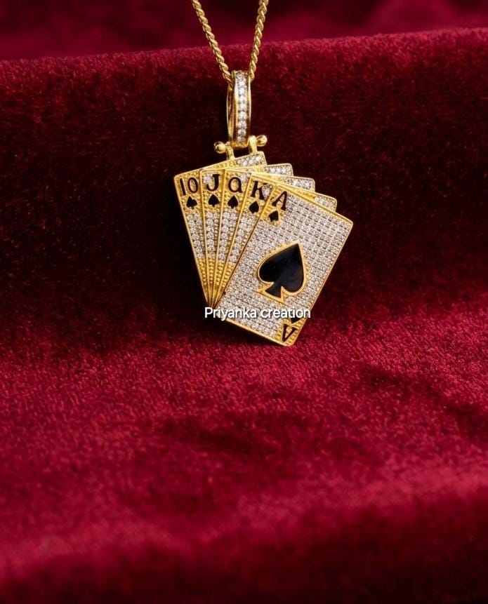 7 of Spades Necklace - Etsy