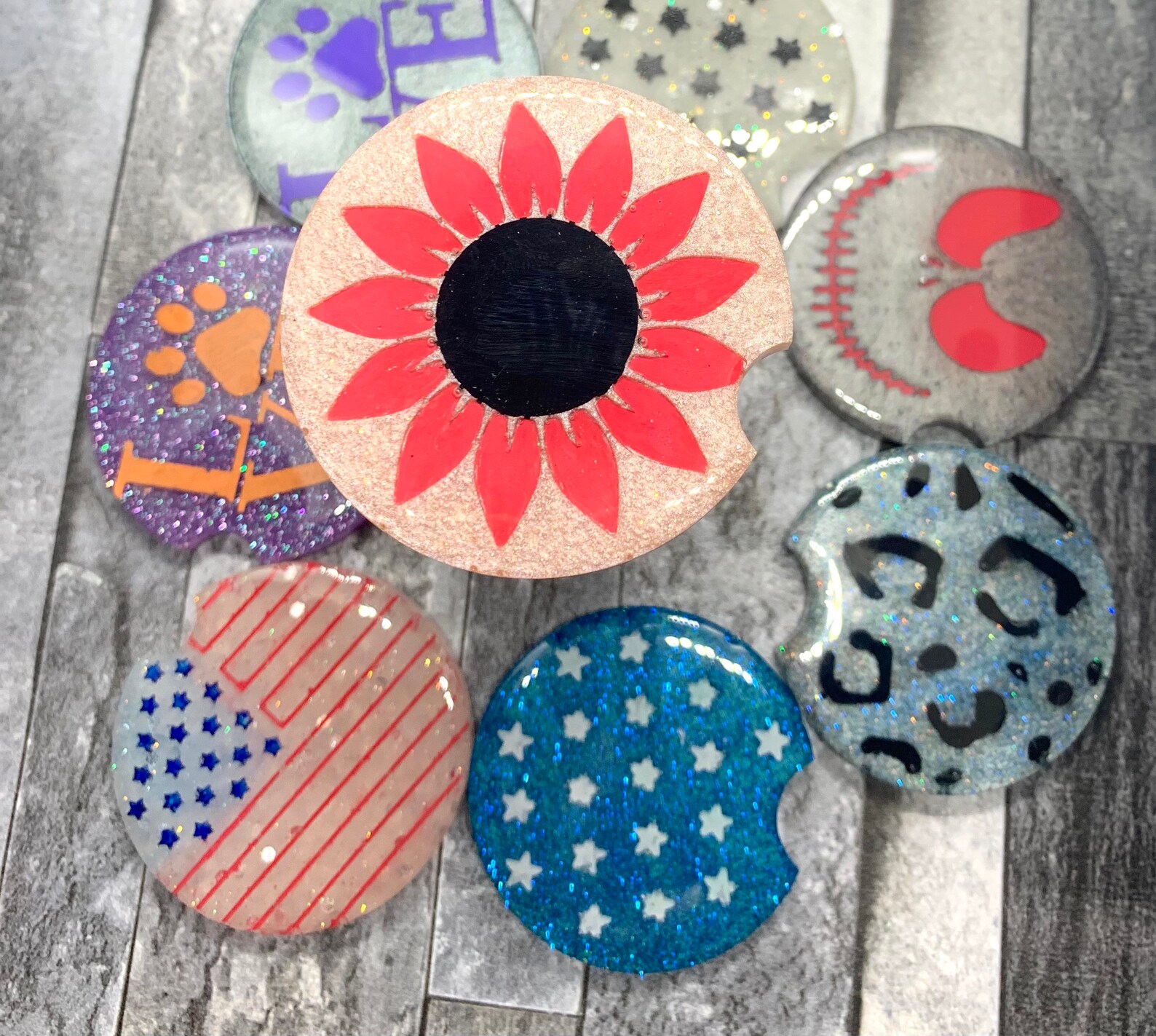 Handmade Car Coasters Unique Gift Birthday Gift Coaster Etsy