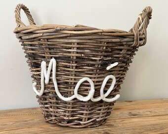 Panier Rond Chambre D Enfant Etsy